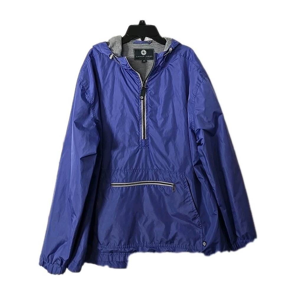 Lauren James Womans 3/4 Zip Pullover Windbreaker Size‎ XL Lavender